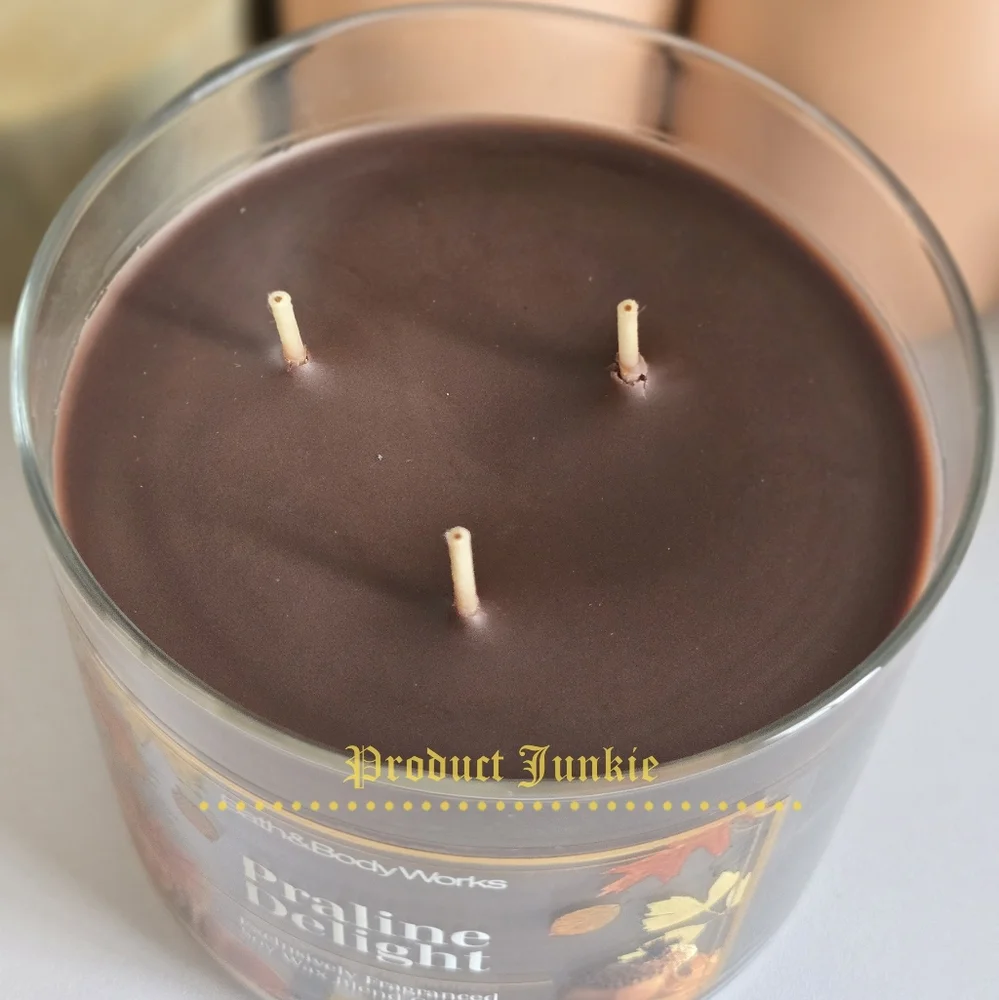 Praline Delight 3 Wick Candle by Bath and Body Works